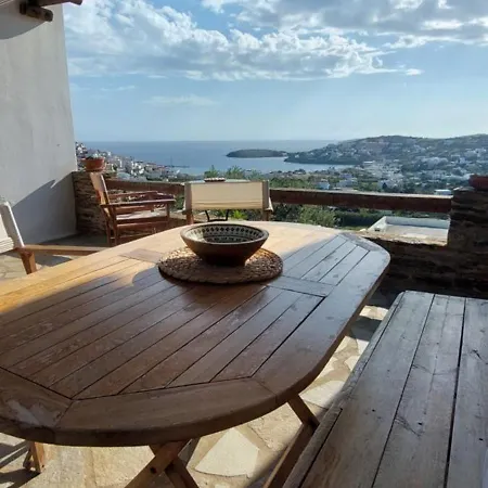 Cycladic House With A View Сasa de vacaciones *