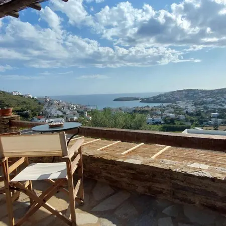 Cycladic House With A View Batsi (Andros)