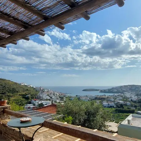 Nyaraló Cycladic House With A View Bací