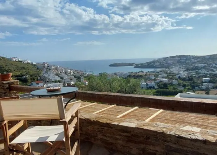 Cycladic House With A View Μπατσί